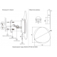 Бра Crystal Lux BILBAO AP10W LED D300 WHITE