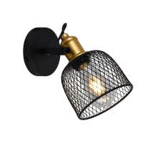 Бра Gerhort G71158/1wBK+GD BK