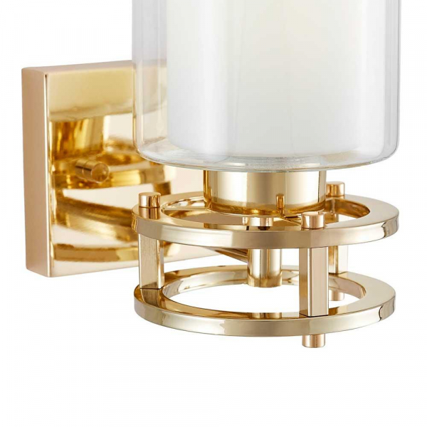 Бра Lumina Deco Marietta LDW 8025-1 F.GD+WT Бра Lumina Deco Marietta LDW 8025-1 F.GD+WT