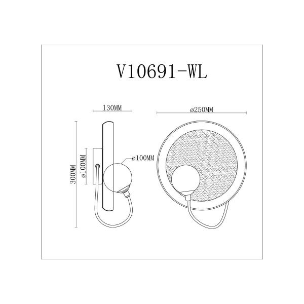 Бра Moderli Cosmi V10691-WL
