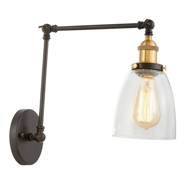 Бра Lumina Deco Gubi LDW B005-2 BK+PR Бра Lumina Deco Gubi LDW B005-2 BK+PR
