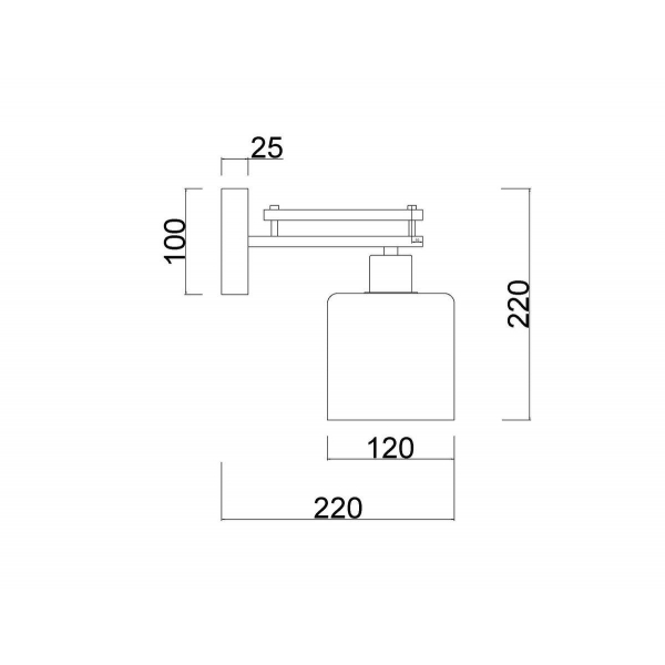 Бра MyFar Wall Bona MR1590-1C Бра MyFar Wall Bona MR1590-1C