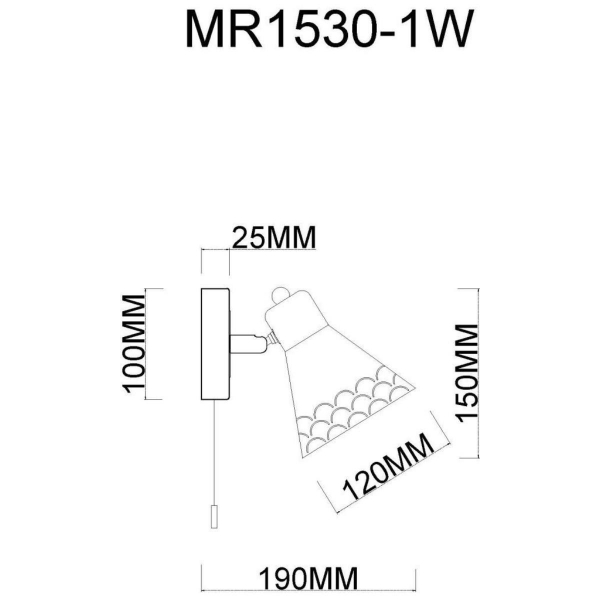 Бра MyFar Chilly MR1530-1W Бра MyFar Chilly MR1530-1W