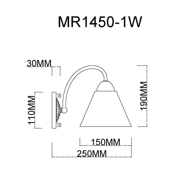 Бра MyFar Anna MR1450-1W Бра MyFar Anna MR1450-1W