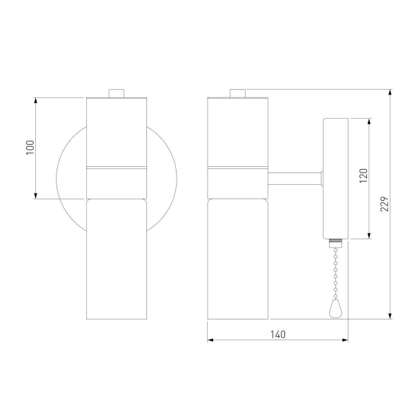 Бра Eurosvet Tesoro 70125/1 черный Бра Eurosvet Tesoro 70125/1 черный