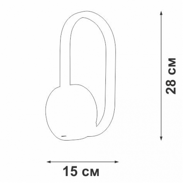 Бра светодиодное Vitaluce V3965-0/1A Бра светодиодное Vitaluce V3965-0/1A