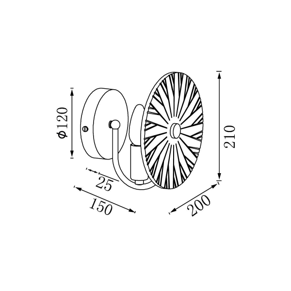 Бра Vele Luce Sirena VL3203W01 Бра Vele Luce Sirena VL3203W01