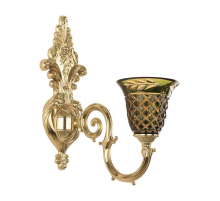 Бра Bohemia Ivele 7203B15/1/210 G P2 U Amber-Green/H-1J