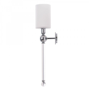 Бра Crystal Lux Mirabella AP1 Chrome/White