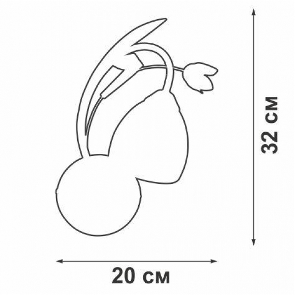 Бра Vitaluce V1467-3/1A Бра Vitaluce V1467-3/1A