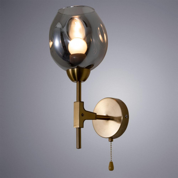 Бра Arte Lamp Yuka Smoky A7759AP-1PB Бра Arte Lamp Yuka Smoky A7759AP-1PB