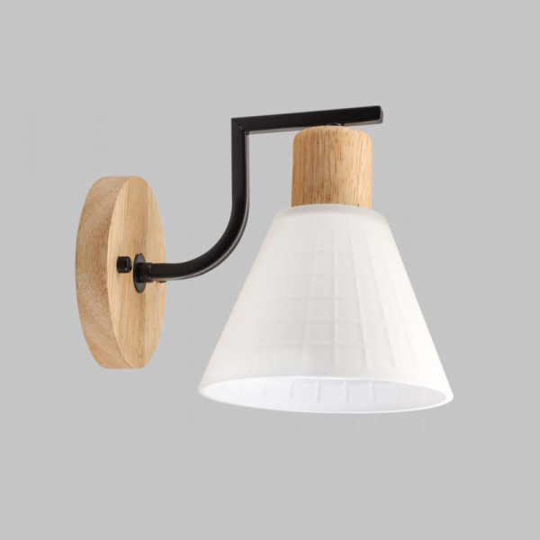 Бра IMEX MD.5716-1-W-BK+WOOD Бра IMEX MD.5716-1-W-BK+WOOD