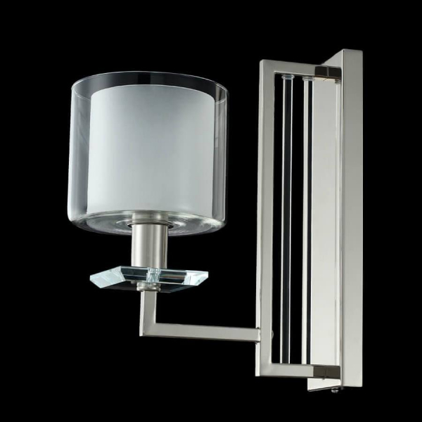 Бра Crystal Lux Nicolas AP1 Nickel/White Бра Crystal Lux Nicolas AP1 Nickel/White
