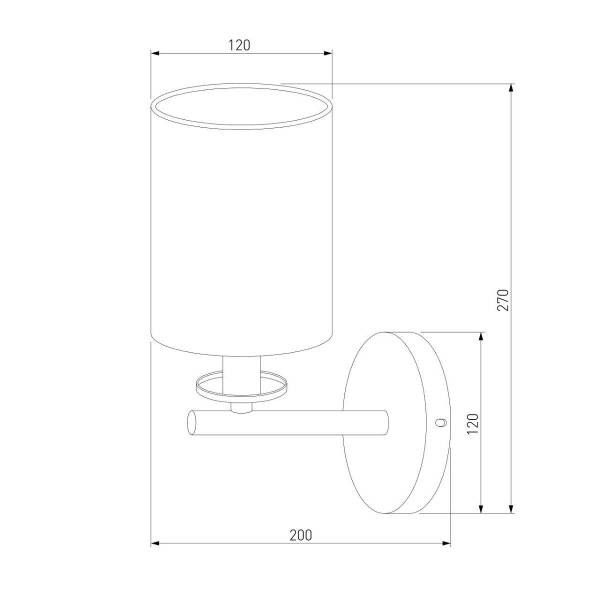 Бра Eurosvet Caprera 60146/1 никель Бра Eurosvet Caprera 60146/1 никель