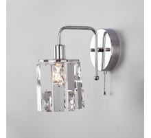 Бра Eurosvet 10101/1 хром/прозрачный хрусталь Strotskis