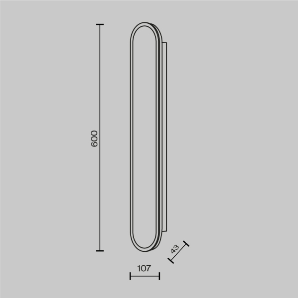 Бра Maytoni Modern MOD429WL-L30BSK