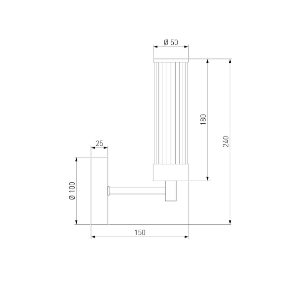 Бра Eurosvet Oriens 60166/1 Бра Eurosvet Oriens 60166/1