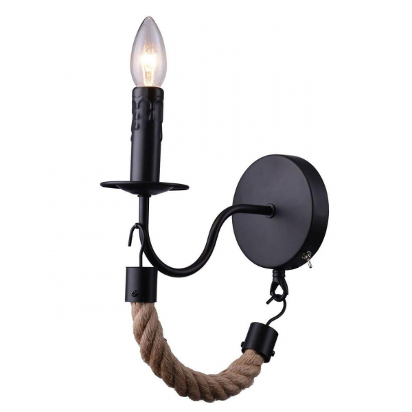 Бра Arte Lamp Marsiglia A8956AP-1BK Бра Arte Lamp Marsiglia A8956AP-1BK