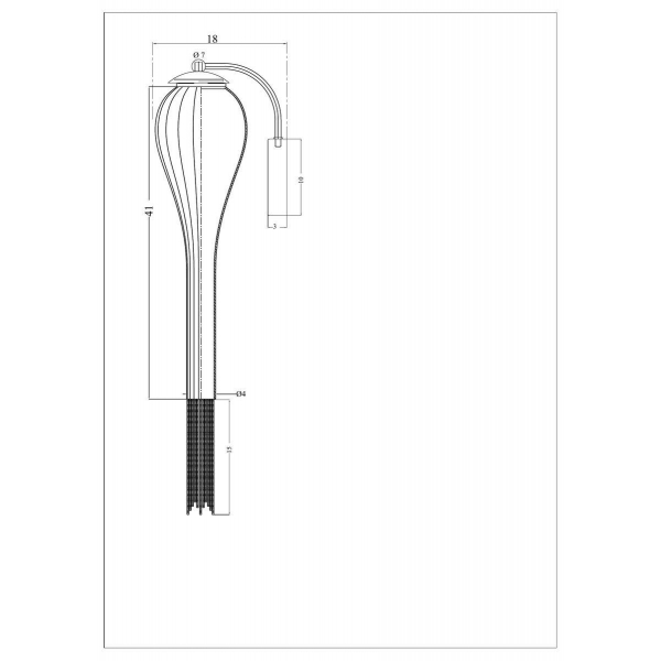 Бра Arte Lamp Waterfall A1577AP-1GO Бра Arte Lamp Waterfall A1577AP-1GO
