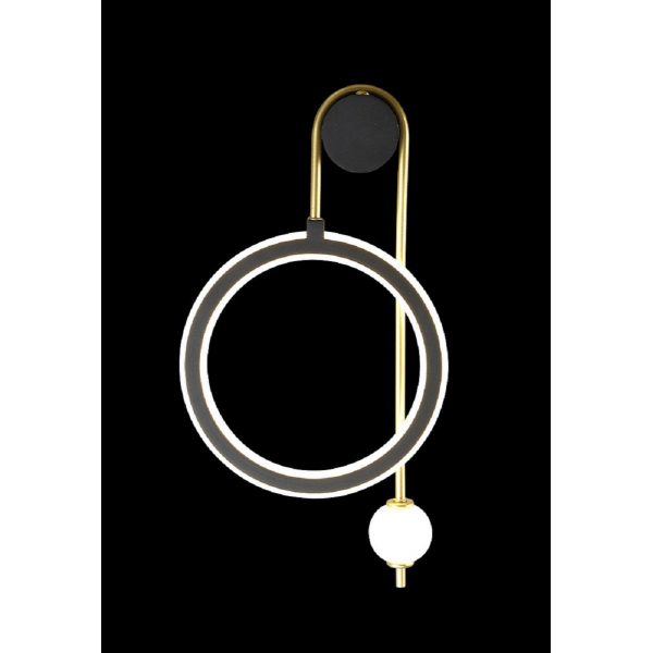 Бра Crystal Lux Corida AP25W Led Black/Gold Бра Crystal Lux Corida AP25W Led Black/Gold