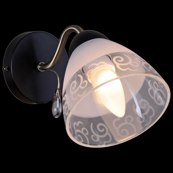 Бра Illumico IL0287-1WSQ-29 BK AB Бра Illumico IL0287-1WSQ-29 BK AB
