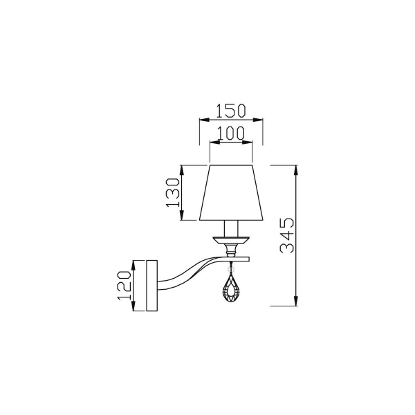 Бра Vele Luce Destino VL1603W01 Бра Vele Luce Destino VL1603W01