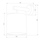 Бра TK Lighting 4110 Deva Graphite