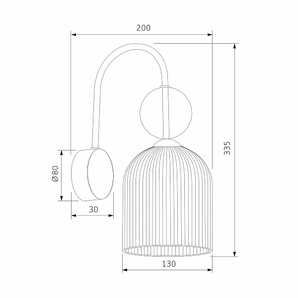 Бра TK Lighting 11140 Sophia Cognac a071828