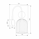 Бра TK Lighting 11140 Sophia Cognac a071828
