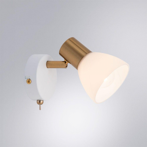 Спот Arte Lamp Falena A3117AP-1WH Спот Arte Lamp Falena A3117AP-1WH