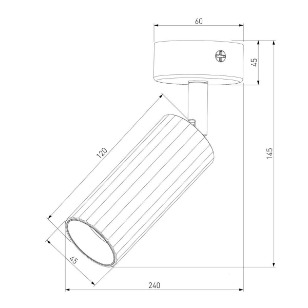Светодиодный спот Eurosvet Arris 20098/1 Led черный Светодиодный спот Eurosvet Arris 20098/1 Led черный