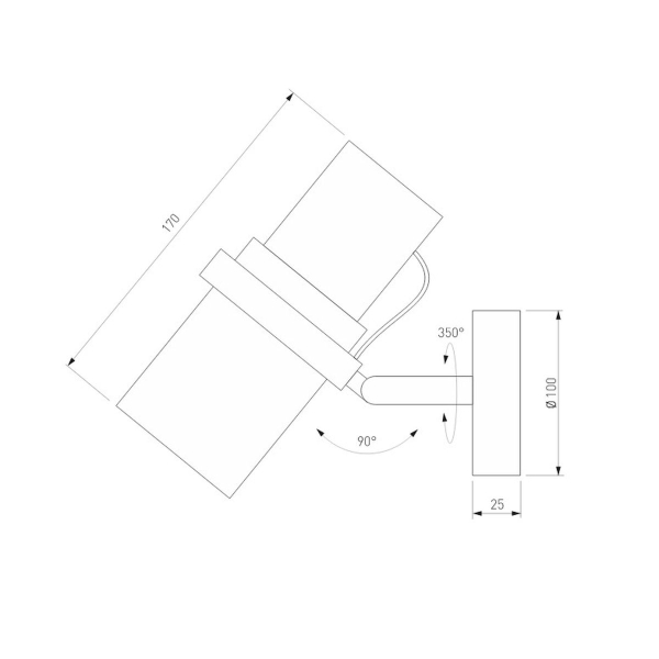Спот Eurosvet Megre 503111 черный a071915