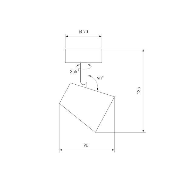 Светодиодный спот Elektrostandard DLR025 5W 4200K белый матовый a039691 Светодиодный спот Elektrostandard DLR025 5W 4200K белый матовый a039691