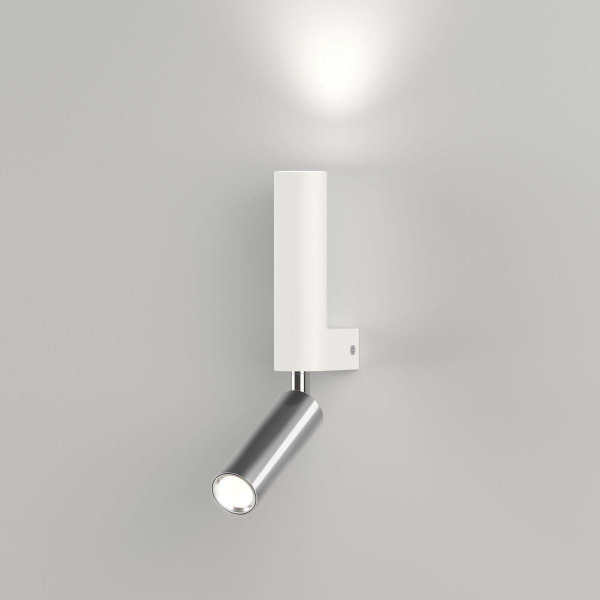 Светодиодный спот Eurosvet Pitch 40020/1 Led белый/хром Светодиодный спот Eurosvet Pitch 40020/1 Led белый/хром