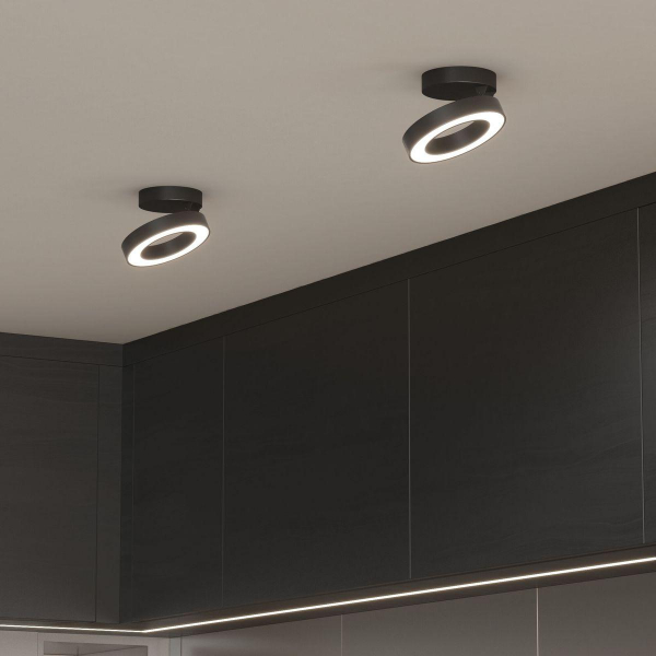Светодиодный спот Elektrostandard Spila 25105/Led черный 4690389187544 Светодиодный спот Elektrostandard Spila 25105/Led черный 4690389187544