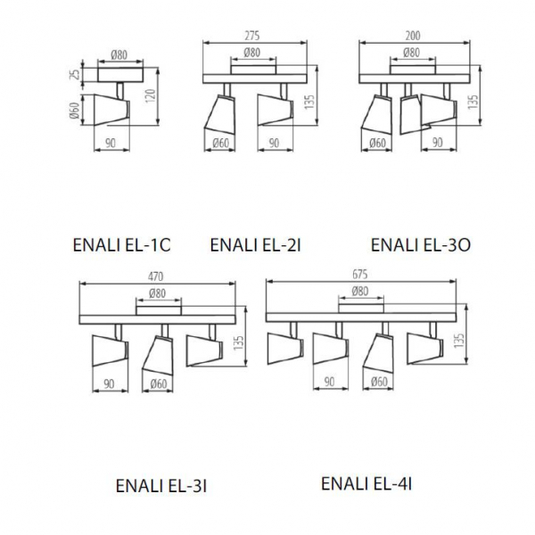 Спот Kanlux ENALI EL-1O W 28760 Спот Kanlux ENALI EL-1O W 28760