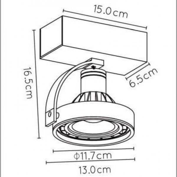 Светодиодный спот Lucide Dorian Led 22968/12/30 Светодиодный спот Lucide Dorian Led 22968/12/30