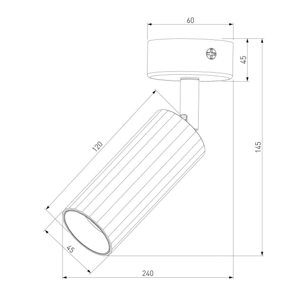 Светодиодный спот Eurosvet Arris 20098/1 Led черный Светодиодный спот Eurosvet Arris 20098/1 Led черный