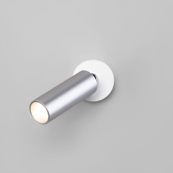 Светодиодный спот Eurosvet Pin 20133/1 LED серебро Светодиодный спот Eurosvet Pin 20133/1 LED серебро