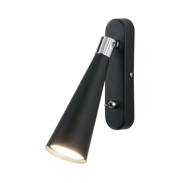 Спот Elektrostandard Horn GU10 SW MRL 1010 чёрный a047874 Спот Elektrostandard Horn GU10 SW MRL 1010 чёрный a047874