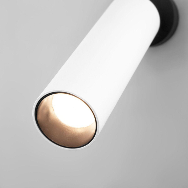 Светодиодный спот Eurosvet Ease 20128/1 LED белый/черный Светодиодный спот Eurosvet Ease 20128/1 LED белый/черный