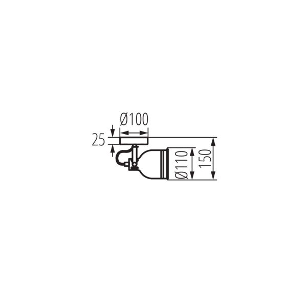 Спот Kanlux DERATO EL-1O W-SR 35641 Спот Kanlux DERATO EL-1O W-SR 35641
