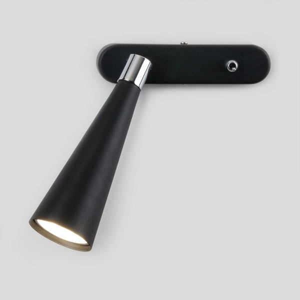Спот Elektrostandard Horn GU10 SW MRL 1010 чёрный a047874 Спот Elektrostandard Horn GU10 SW MRL 1010 чёрный a047874