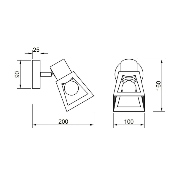 Спот Vele Luce Carisma VL6462W01 Спот Vele Luce Carisma VL6462W01