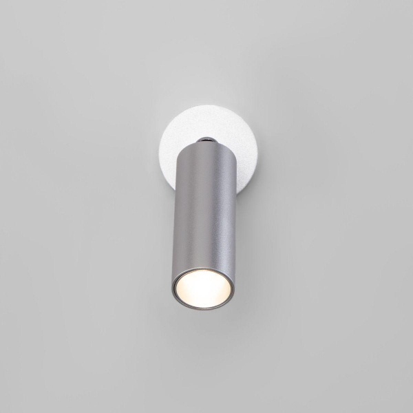 Светодиодный спот Eurosvet Pin 20133/1 LED серебро Светодиодный спот Eurosvet Pin 20133/1 LED серебро