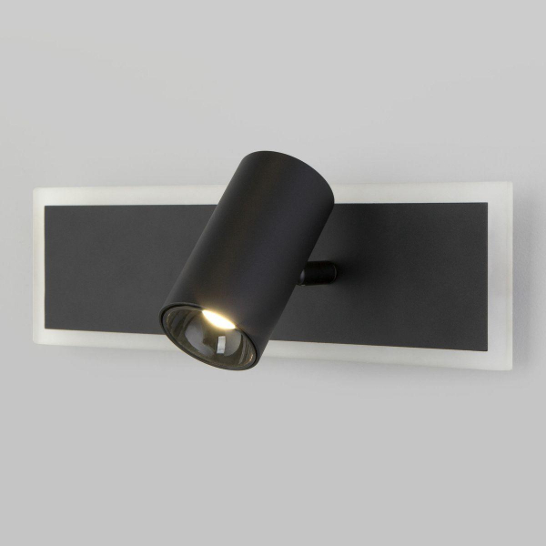 Светодиодный спот Eurosvet Binar 20127/1 Led черный Светодиодный спот Eurosvet Binar 20127/1 Led черный