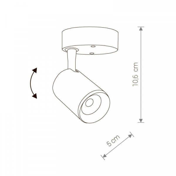Светодиодный спот Nowodvorski Iris Led 8993 Светодиодный спот Nowodvorski Iris Led 8993
