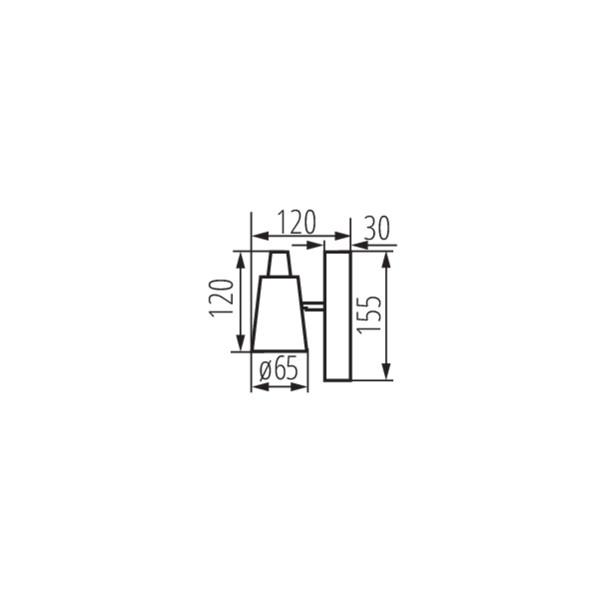 Спот Kanlux SEMPRA EL-1I B-SR 33091 Спот Kanlux SEMPRA EL-1I B-SR 33091