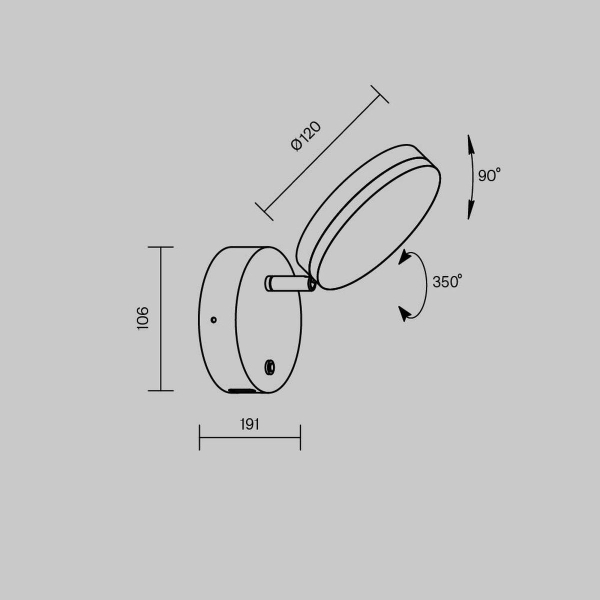 Светодиодный спот Maytoni Fad MOD070WL-L8W3K