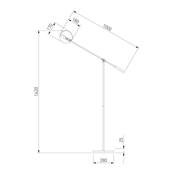 Торшер Eurosvet Grazia 01142/1 золото Торшер Eurosvet Grazia 01142/1 золото